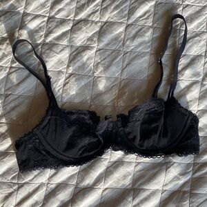 Elegant Black Lace Lingerie Bra